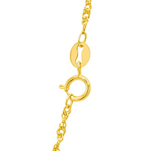 14k Yellow Gold Singapore Chain (1.30 mm)