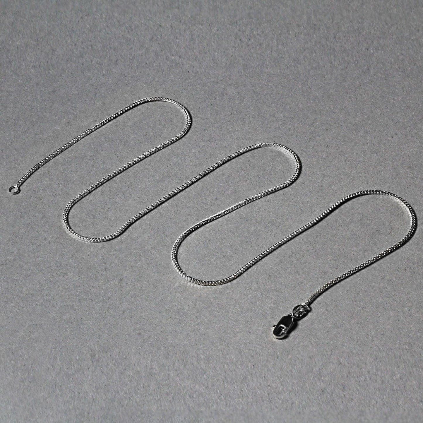 14k White Gold Franco Chain (0.90 mm)