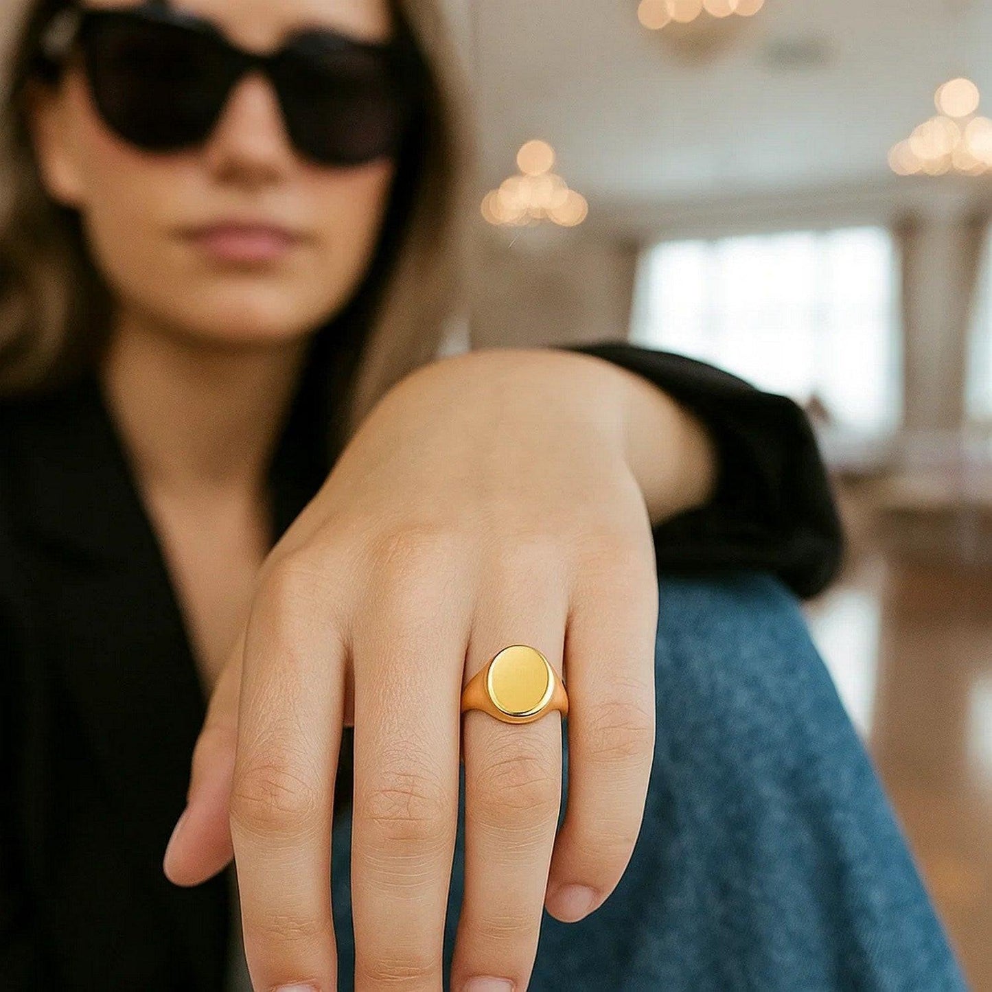 Classic Signet Ring in 10K Yellow Gold