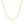 14k Yellow Gold Diamond Cut Round Wheat Chain (1.20 mm)