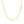 14k Yellow Gold Diamond Cut Round Wheat Chain (1.20 mm)