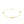 14k Two Tone Gold Entwined Heart Stationed Anklet