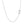 14k White Gold Faceted Cable Link Chain (1.2 mm)