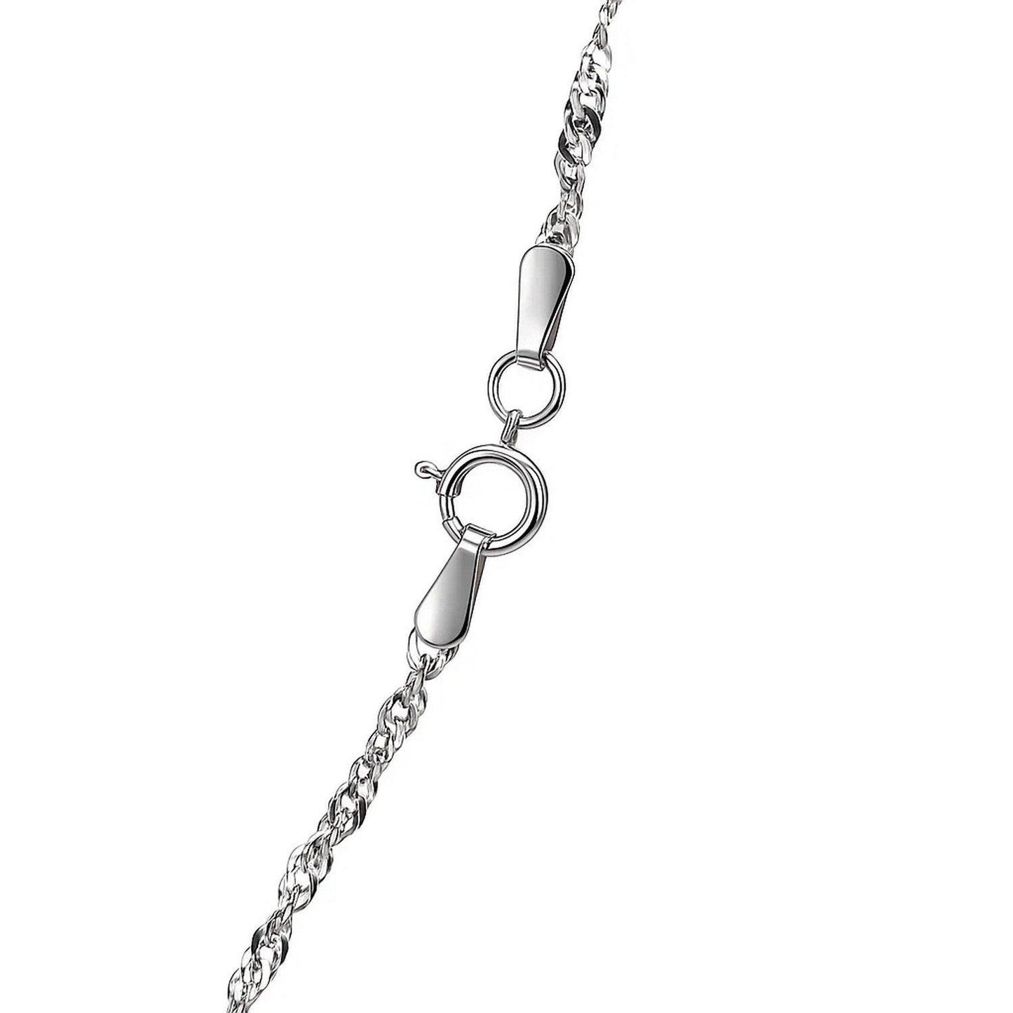 Sterling Silver Singapore Style Chain (1.80 mm)