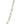 Rhodium Plated Sterling Silver Figaro Style Chain (5.40 mm)