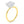 5 Carat Cushion Lab Grown IGI G/VS1 Diamond Solitaire Ring in 10K Yellow Gold