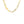 14K Yellow Gold Solid Pave Figaro Chain (5.90 mm)