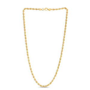 14k Yellow Gold Light Rope Chain (3.7 mm)