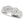 Diamond Studded Interlocking Waves Ring in 14k White Gold (5/8 cttw)
