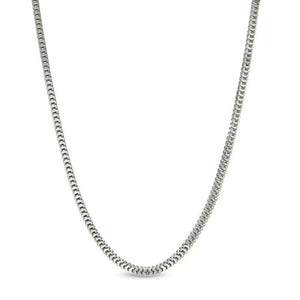 14k White Gold Milano Chain (1.10 mm)