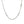 14k White Gold Milano Chain (1.10 mm)
