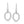 Sterling Silver Rhodium Finished Diamond Embellished Oval Rope Drop Earrings