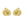 Sterling Silver Yellow Gold Plated Puffed Love Knot Stud Earrings