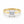 1 Carat Princess Lab Grown IGI G/VS1 Diamond Solitaire Ring in 10K Yellow Gold