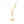 14k Yellow Gold Cable Chain with Anchor Pendant
