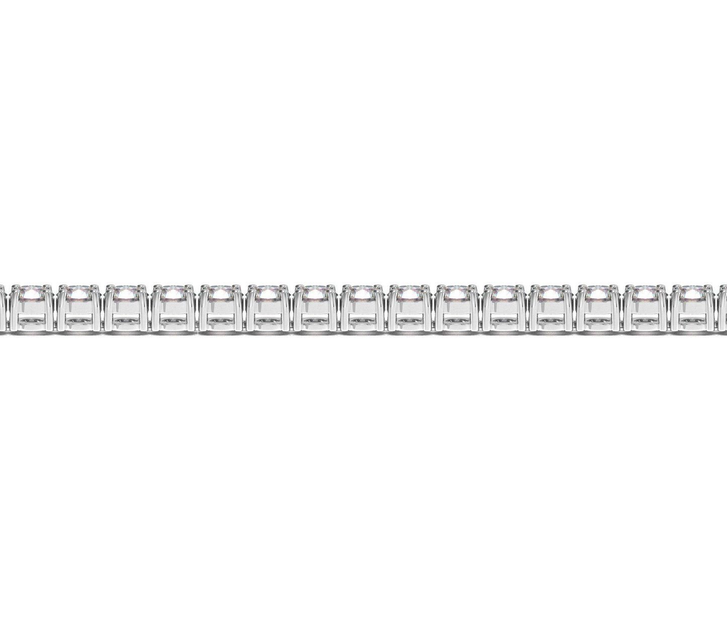 Lab Grown Round Diamond Tennis Bracelet in 14k White Gold (10 cctw F/G  VS2/SI1)