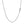 14k White Gold Round Cable Link Chain (1.9 mm)