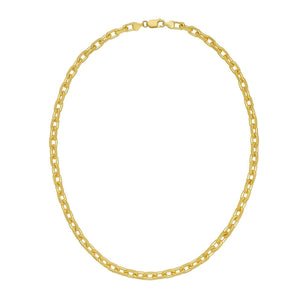 Sterling Silver Gold Plated French Cable Chain (5.60 mm)