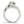 14k White Gold Split Band Round Bypass Diamond Engagement Ring (1 1/8 cttw)