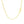 14k Yellow Gold Adjustable Cable Chain (1.50 mm)