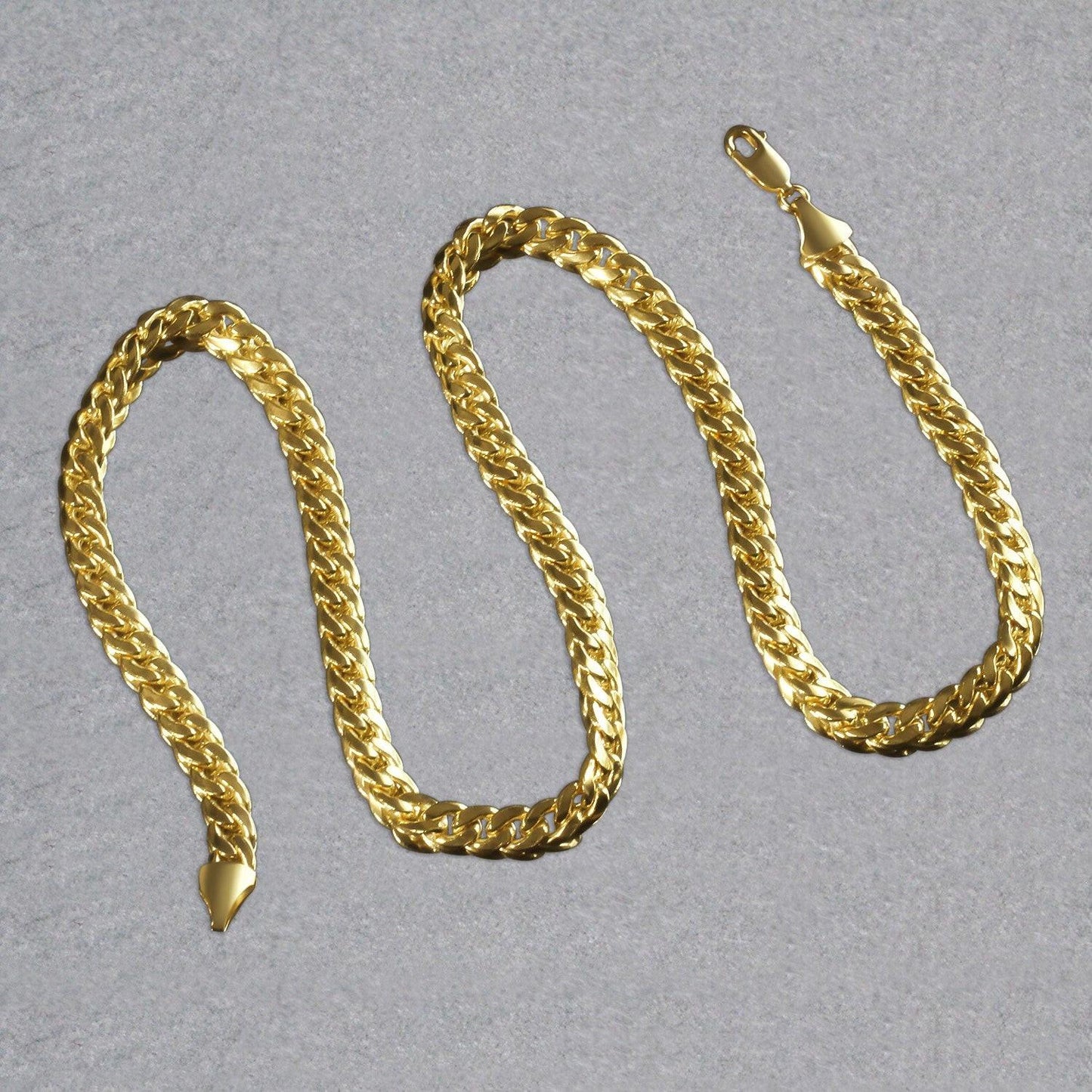 10k Yellow Gold Light Miami Cuban Chain (7.00 mm)