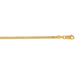 14k Yellow Gold Light Gourmette Chain (2.20 mm)