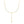 14k Tri-Color Gold Rosary Chain Necklace