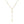 14k Tri-Color Gold Rosary Chain Necklace