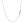 14k White Gold Bead Chain 1.0mm (1.00 mm)