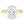 5 Carat Oval Lab Grown IGI G/VS1 Diamond Solitaire Ring in 14K Yellow Gold