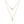 14k Yellow Gold Double-Strand Chain Necklace with Puff Moon and Star