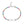 Sterling Silver Rhodium Plated Rainbow CZ ID Bracelet (2.70 mm)