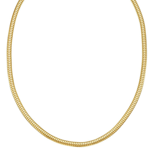 14K Yellow Gold Lite Oval Snake Chain (4.50 mm)