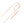 14k Rose Gold Adjustable Wheat Chain (1.00 mm)