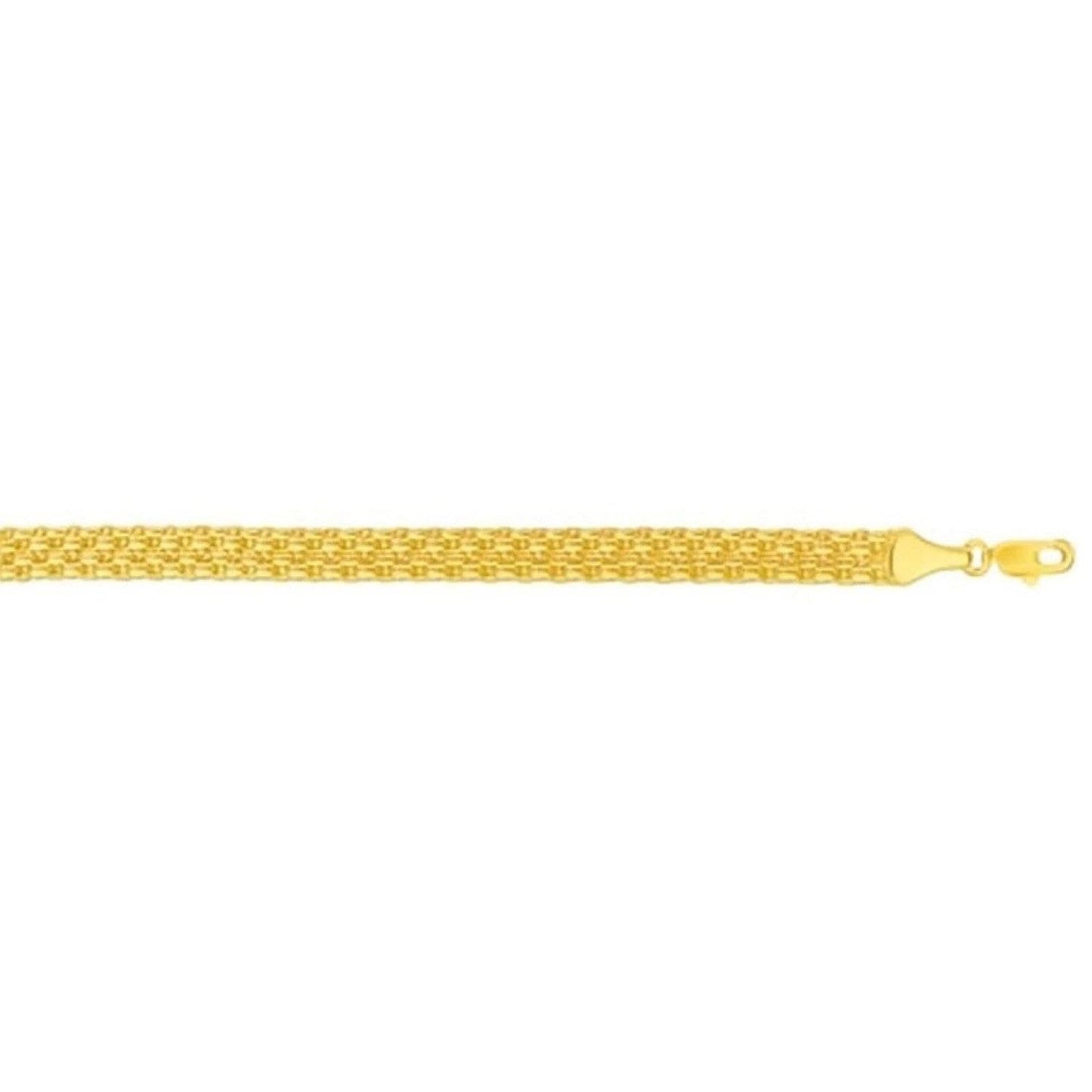 14k Yellow Gold Bismark Bracelet (4.70 mm)