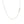 10k White Gold Wheat Chain 0.6mm