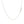 18k White Gold Round Cable Link Chain (0.97 mm)