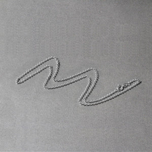 14k White Gold Rolo Chain (1.90 mm)