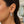 Sterling Silver Rhodium Plated Oval Hoop Earrings
