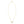 14K Two Tone Gold Interlocking Circle Necklace