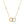14K Two Tone Gold Interlocking Circle Necklace