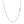 14k White Gold Round Cable Link Chain (1.50 mm)