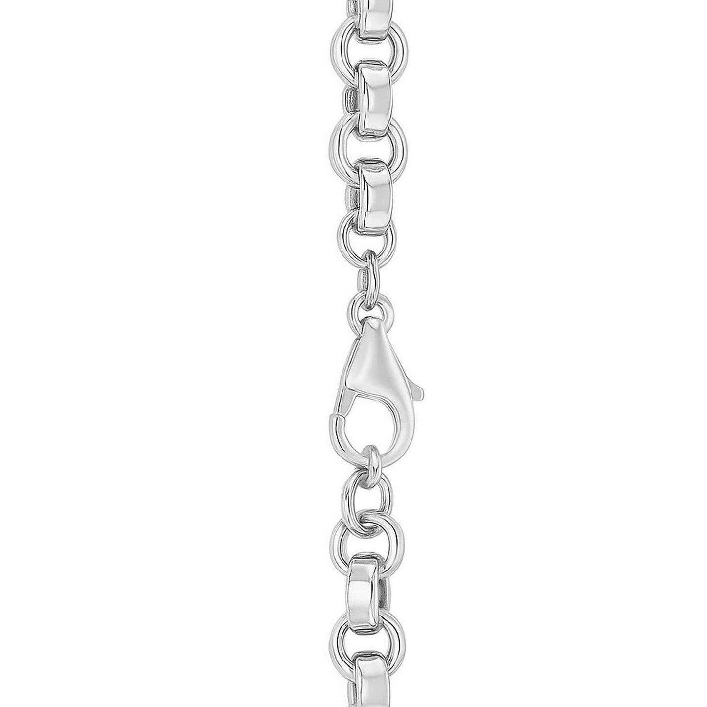 Sterling Silver Rolo Link Necklace