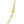 14k Two Tone Gold Pave Curb Chain (3.20 mm)