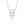 Triple Triangle Pendant with Diamonds in 14k White Gold (1/5 cttw)