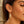 Tri-Tone Graduated Open Marquise Earrings in 10k Yellow,  White,  and Rose Gold