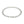 Rhodium Plated Sterling Silver Curb Style Bracelet (7.20 mm)