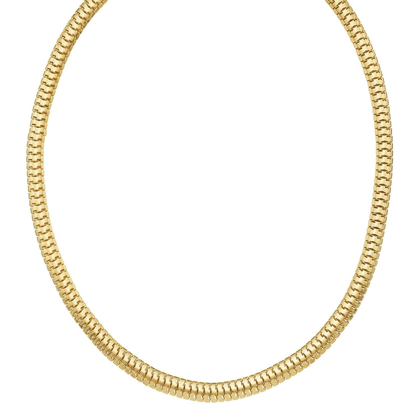 14K Yellow Gold Lite Oval Snake Chain (6.50 mm)
