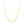 14k Yellow Gold Beaded U Link Chain Necklace