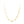 14k Yellow Gold Beaded U Link Chain Necklace